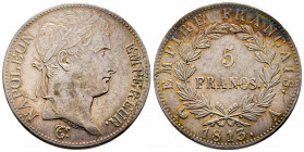 France, Napoléon Empereur, Empire français, 5 francs 1813 A Paris, AG 25 g., SUP +