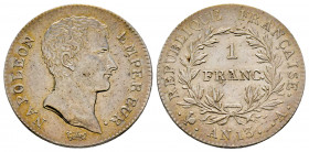 France, Napoléon Empereur, Calendrier révolutionnaire, 1 franc AN 13 A Paris, AG 5 g., SUP