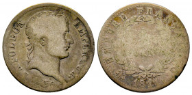 France, Napoléon Empereur, 1 franc 1811 D Lyon, AG 5 g., TB