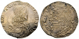Italie, Milano
Carlo II di Spagna 1676-1700
Filippo, 1676, AG 27.85 g.
Ref : Crippa 3
Conservation : Superbe