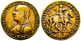 Italie, Caradosso Foppa, 1452 - 1526, Niccolo Orsini, AE 29,53 g., 
Ref : Armand II, 64, 16; Hill 664; Johnson-Martini 79-80; Kress 196
TTB