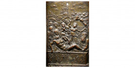 Italie, Plaque uniface opus Galeazzo Mondella, dit "il Moderno" (Verona, 1467-Roma, avant 1528) AE 147,45 g., 65x100 mm
Ref : Toderi-Vallen, Bargello,...