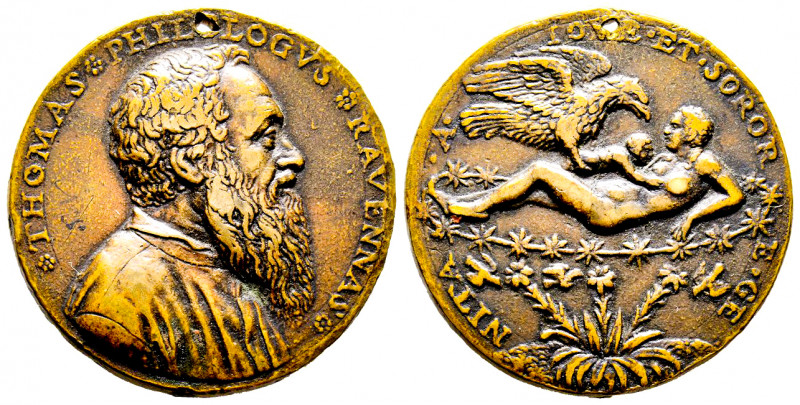 Italie, Jacopo Tatti (Sansovino), (1477-1570). 
Médaille, Tommaso Rangone de Rav...