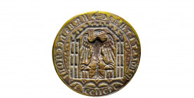 Italie, Médaille uniface fusion , AE 139,66 g., 64,8 mm, TTB