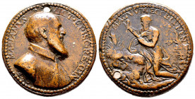 Italie, Vatican, Médaille Marianus, AE 45,44 g., 43 mm TTB