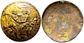 Médaille Uniface Concave, Allemagne, 63 mm, TTB