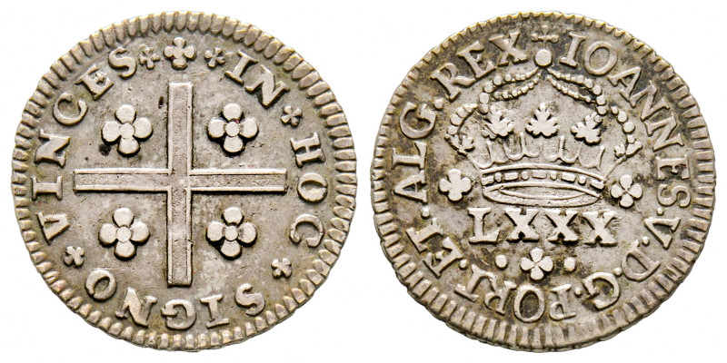 Portugal, Joao V, 1706-1750, Tostao (100 Reis), Lisboa, AG 3,04 g., Ref. Gomes 5...