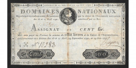 Assignat de 100 livres, 19 juin 1791, numéro 10283