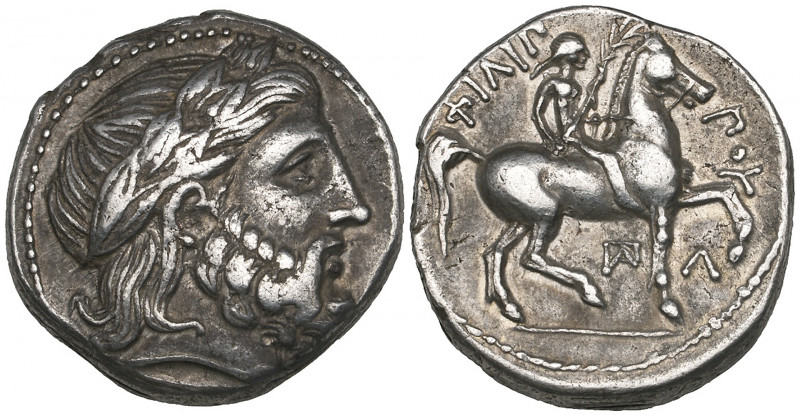 Kings of Macedon, Philip II (359-336 BC), tetradrachm, Amphipolis, c. 323-315 BC...