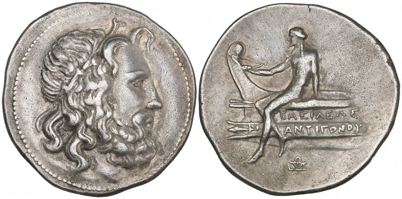 Kings of Macedon, Antigonos Doson (c. 229-221 BC), tetradrachm, bearded head of ...