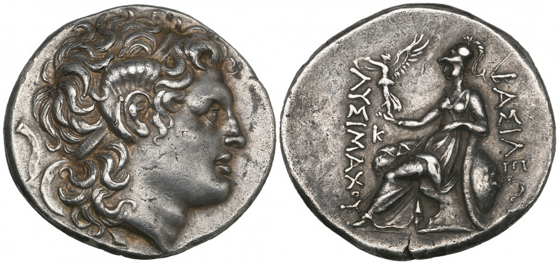 Kings of Thrace, Lysimachus (323-281 BC), tetradrachm, uncertain mint, deified h...