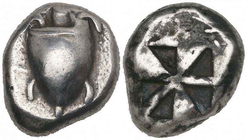 Aegina, stater, c. 500 BC, turtle, rev., incuse punch, 12.20g (cf. Asyut group I...
