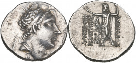 Bithynia, Nicomedes IV (94-74 BC), tetradrachm, 89/88 BC, diademed head right, rev., Zeus standing left with wreath and sceptre; dated year 209, 14.54...