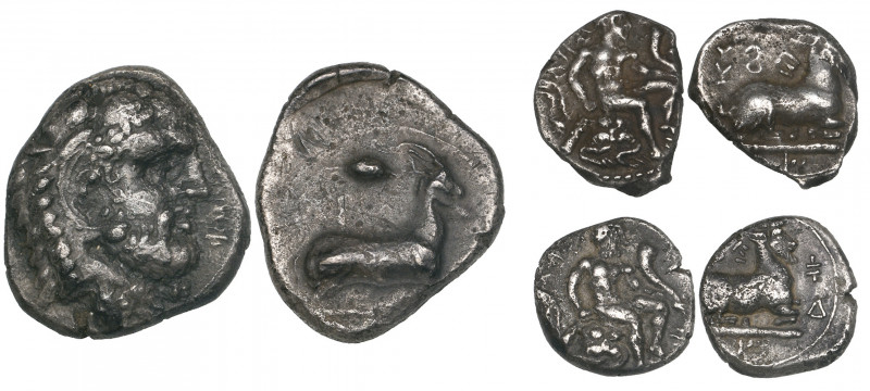 Cyprus, Salamis, Evaogoras I (c. 411-374 BC), stater, head of Herakles right, re...