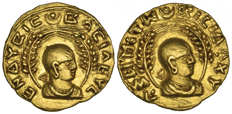 Aksumite, Endybis (c. AD 300-310), gold unit, bust right wearing headcloth flank...