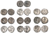 Antoninus Pius (138-161), denarii (4), revs, Vesta standing left, Victory, modius, and head of Marcus Aurelius right; Divus Antoninus Pius, denarius, ...
