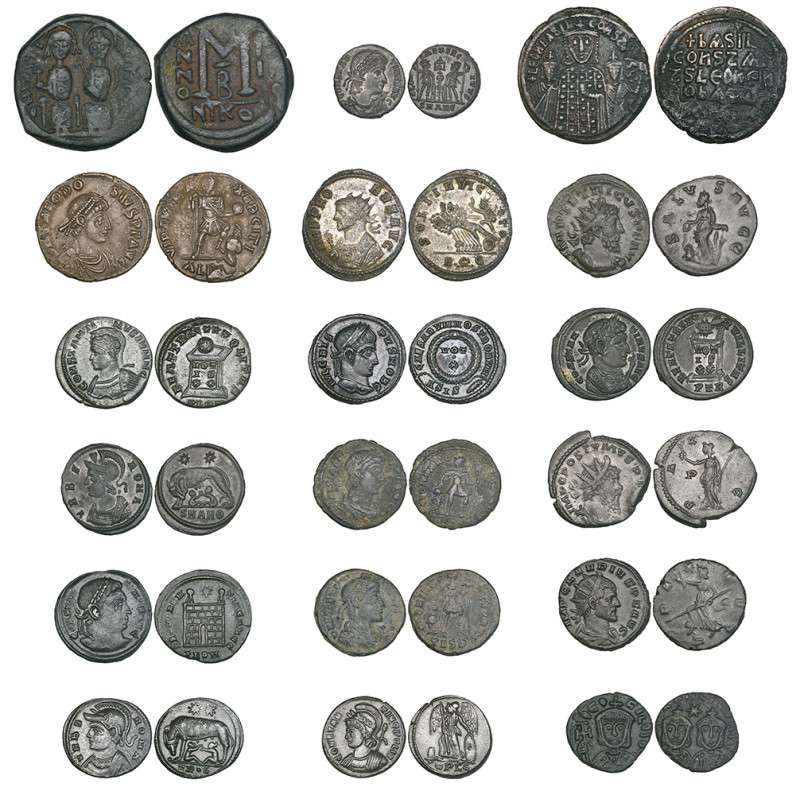 Roman 3rd century and later, antoniniani of Probus, Postumus, Claudius II, Tetri...