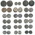 Roman 3rd century and later, antoniniani of Probus, Postumus, Claudius II, Tetricus I, bronze folles of Constantine I (3) including bust type with sce...