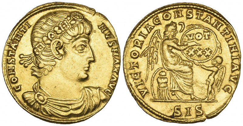 Constantine I, the Great (307-337), solidus, Siscia, 335, CONSTANTI-NVS MAX AVG,...