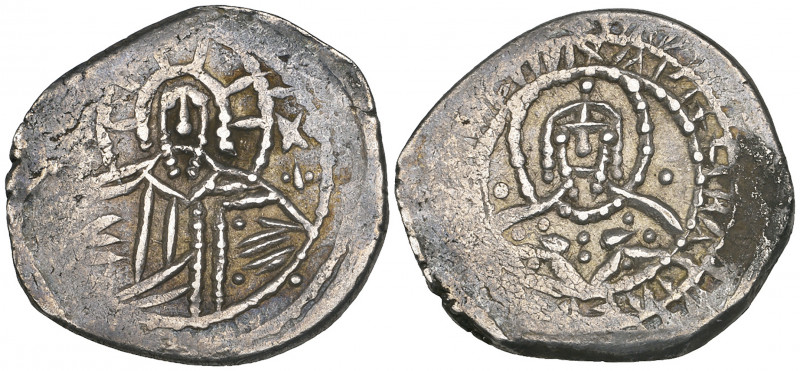 John VIII, Palaeologus (1423-1448), stavraton, Constantinople, facing bust of Ch...
