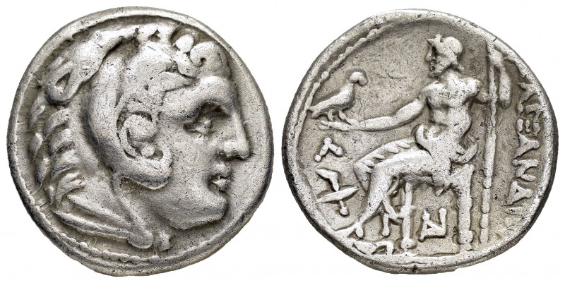 KINGS of MACEDON.Alexander III.(336-323).Amphipolis.Tetradrachm.

Obv : Head of ...