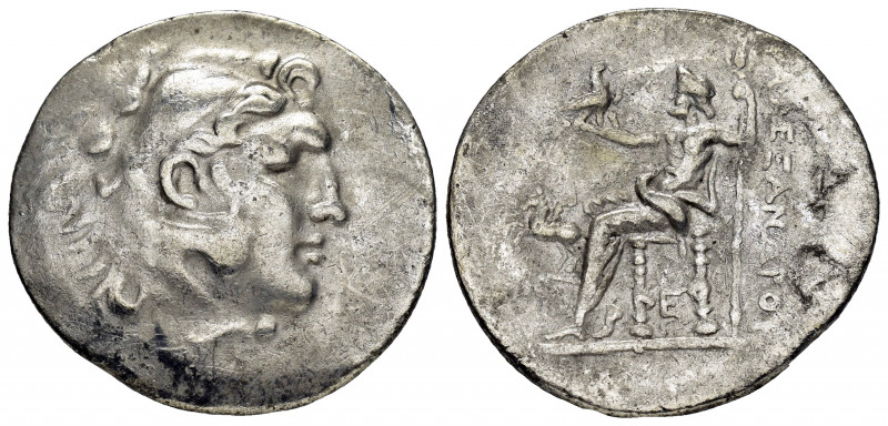 KINGS of MACEDON. Alexander III.(336-323 BC).Alabanda.Tetradrachm. 

Obv : Head ...
