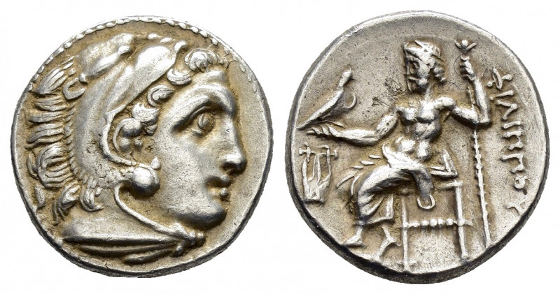 KINGS of MACEDON. Philip III Arrhidaios (323-317 BC). Kolophon. Drachm.

Obv : H...