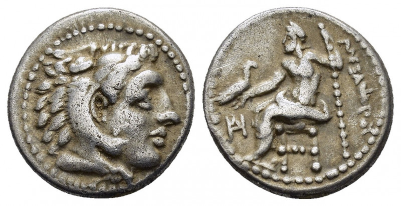 KINGS of MACEDON.Alexander III.(336-323 BC).Miletos.Drachm.

Obv: Head of Herakl...