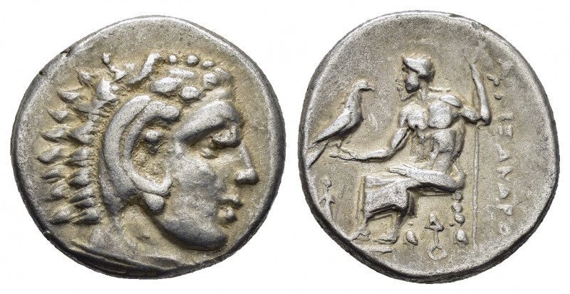 KINGS of MACEDON.Alexander III.(336-323 BC).Lampsakos.Drachm. 

Obv : Head of He...