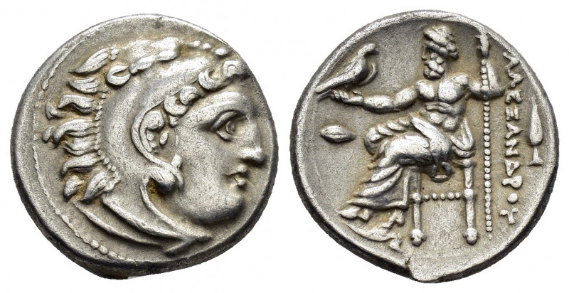 KINGS of MACEDON.Alexander III.(336-323 BC).Kolophon.Drachm. 

Obv : Head of Her...