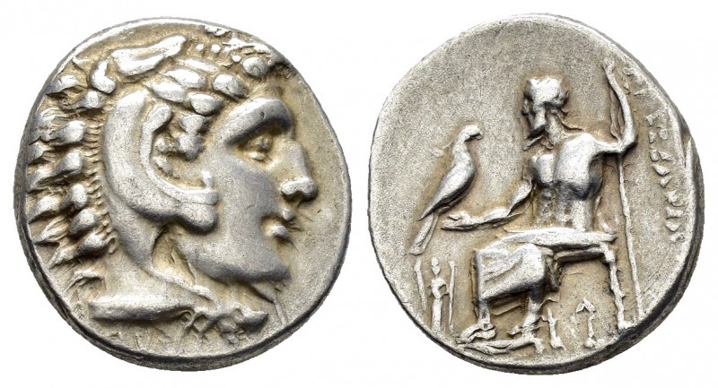 KINGS of MACEDON.Alexander III.(336-323 BC).Lampsakos. Drachm. 

Obv : Head of H...