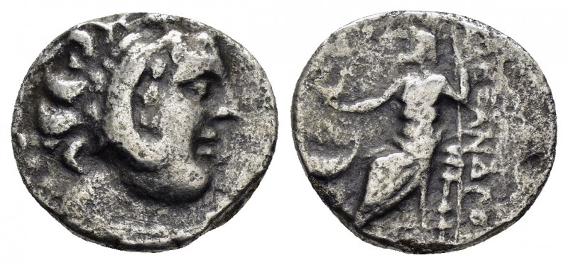 KINGS of MACEDON.Alexander III.(336-323 BC).Uncertain.Hemidrachm.

Obv : Head of...