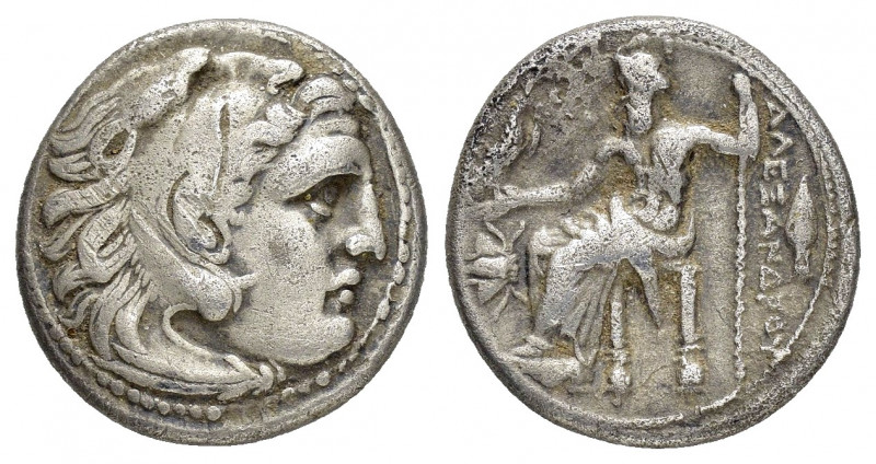 KINGS of MACEDON.Alexander III.(336-323 BC).Magnesia.Drachm. 

Obv : Head of Her...