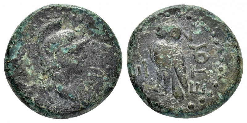 PONTUS.Amisus.Time of Tiberius.(14-37).Ae.

Obv: AMIΣOY Helmeted bust of Athena ...