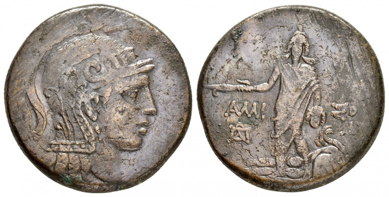 PONTUS.Amisos.Time of Mithradates VI Eupator.(Circa 105-90 or 90-85 BC).Ae.

Obv...