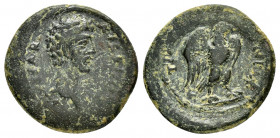 PISIDIA.Antiochia.Marcus Aurelius.(138-161).Ae.

Obv : AVRELIVS CAESAR.
Bare head right.

Rev : COLONIAE ANTIOCHEAE.
Eagle standing right, with wings ...