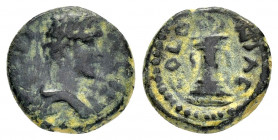 PISIDIA. Antiochia. Pseudo-autonomous.(Circa 1st-3rd centuries).Ae.

Obv : ANTIOCH.
Draped bust of Hermes right, kerykeion over shoulder.

Rev : COLON...
