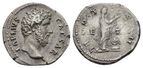 AELIUS.(136-138).Rome.Denarius.

Obv : L AELIVS CAESAR.
Head of Lucius Aelius Caesar, right.

Rev : TR POT COS II // PIETAS.
Pietas standing rig...