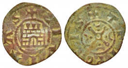 CRUSADER.Tripoli.Bohemond V.(1233-1251).Ae.

Obv : St. Andrew's cross pommettée, circle in centre; crescent and pellet in quarters.

Rev : Fortified g...