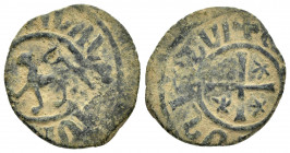 CILICIAN ARMENIA.Levon II.(1187-1199).Sis.Kardez.

Obv : Lion standing to left.

Rev : Cross pattée.
Bedoukian 4.

Condition : Nice green patina.Very ...