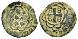 ITALY. Genoa. Francesco II Gattilusio.(Lord of Lesbos 1396-1400). Denaro. 

Obv : +FRANCISCVS GATILVX.
Gattilusi coat of arms within an octofoil.

Rev...