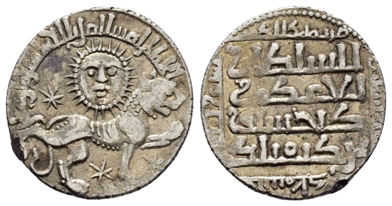 SELJUQ of RUM.Kaykhusraw II.(1211-1220).Siwas.AH 638.Dirhem.

Obv : Lion advan...