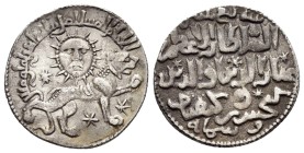 SELJUQ of RUM.Kaykhusraw II.(1211-1220).No mint.AH 639.Dirhem.

Obv : Lion advancing right, three stars around, above, personification of sun above....