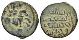 SELJUQ of RUM.Kaykhusraw I.1st Reign.(1192-1196).NM & ND.Ae.

Obv : Horseman right, holding sword.

Rev : Arabic legend.
Album 1202.

Condition : Nice...