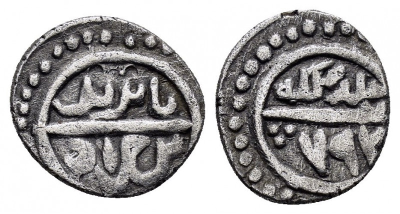 OTTOMAN.Bayazid I.(1389-1402).Akce

Obv : Arabic legend.

Rev : Arabic legend.
P...