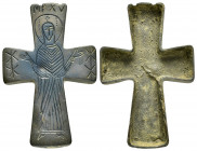 BYZANTINE EMPIRE.Cross.(8th-10th century).Ae.

Condition : Good very fine. 

Weight : 26.7 gr
Diameter : 46X70 mm