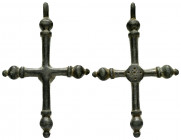 BYZANTINE EMPIRE.Cross.(8th-10th century).Ae.

Condition : Good very fine. 

Weight : 24.7 gr
Diameter : 48X74 mm
