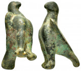 ANCIENT ROMAN BRONZE EAGLE STATUETTE.(1st-2nd century).Ae.

Condition : Good very fine.

Weight : 112.6 gr
Diameter : 60 mm