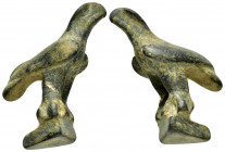 ANCIENT ROMAN BRONZE EAGLE STATUETTE.(1st-2nd century).Ae.

Condition : Good very fine.

Weight : 19.8 gr
Diameter : 38 mm