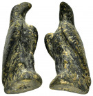 ANCIENT ROMAN BRONZE EAGLE STATUETTE.(1st-2nd century).Ae.

Condition : Good very fine.

Weight : 18.3 gr
Diameter : 31 mm